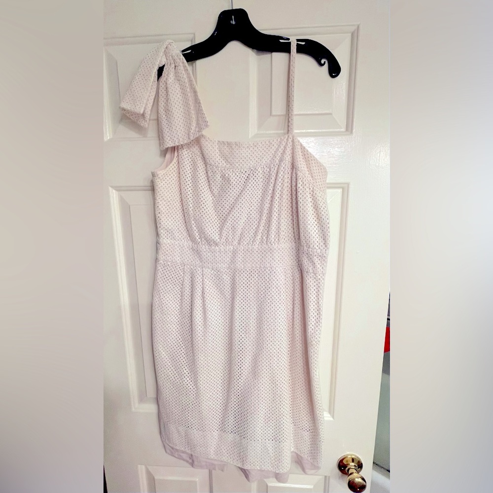Marc by Marc Jacobs asymmetrical white eyelet dress size 12